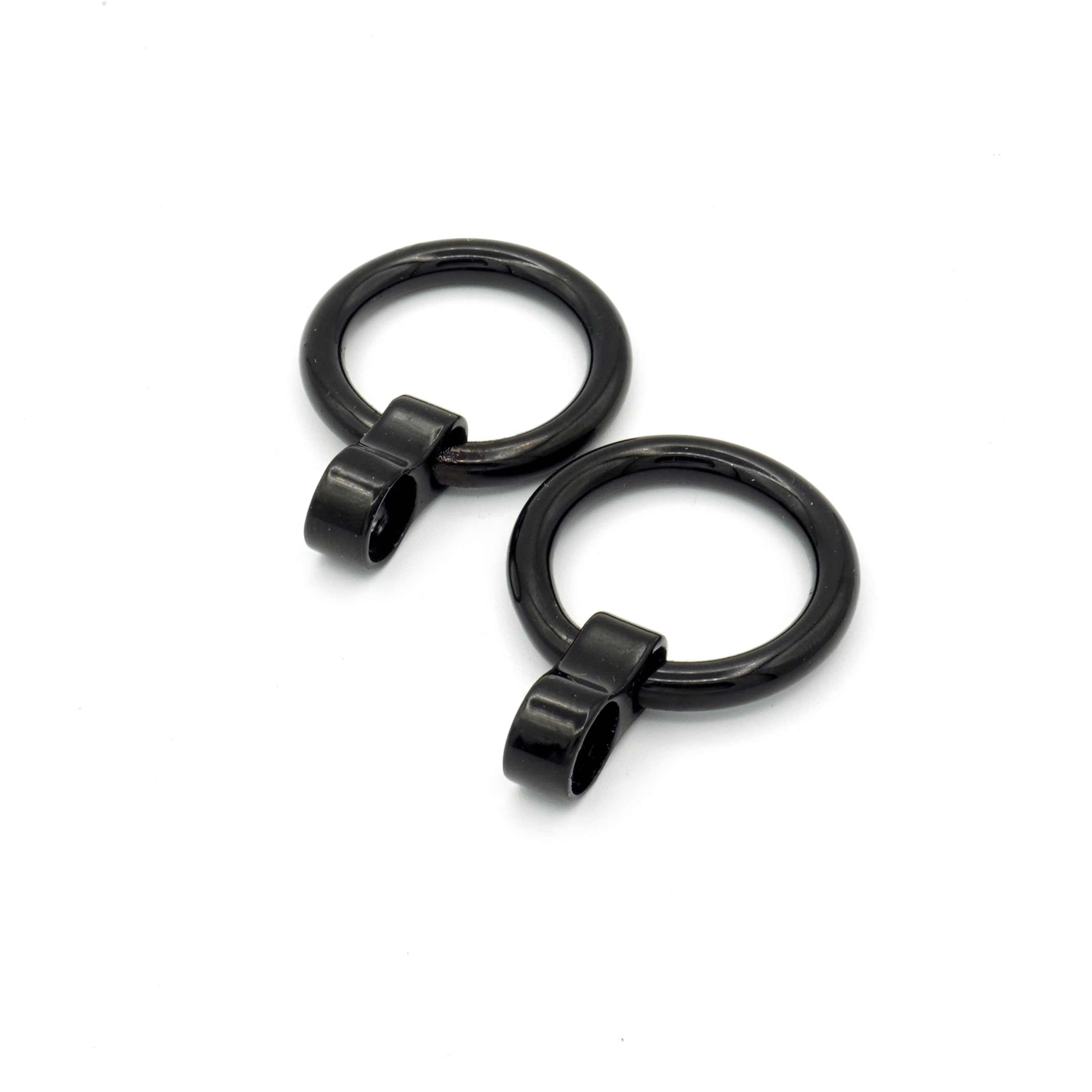 Thin locking jewelry bangles with key (Black)