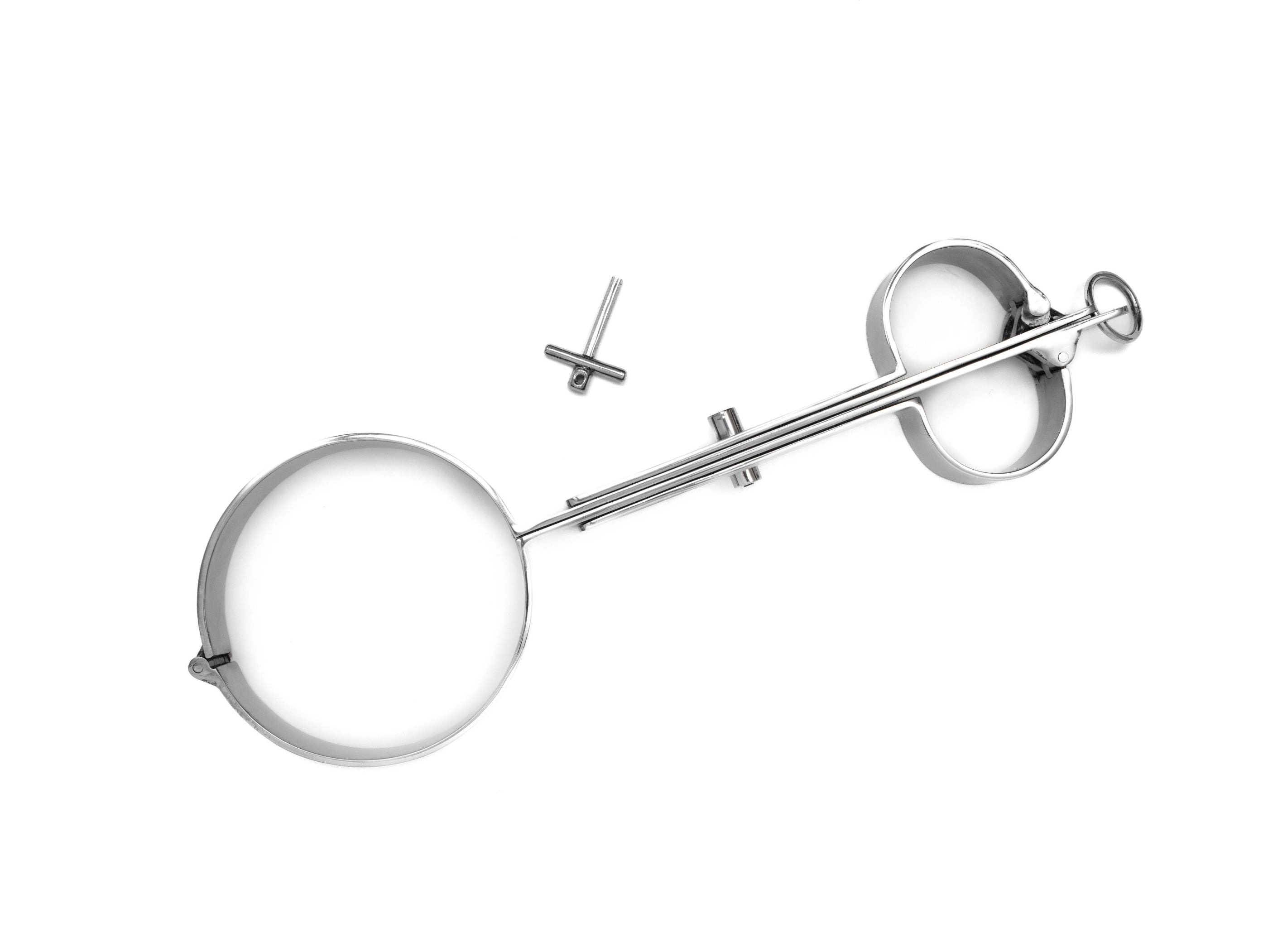 Stainless steel shrew's fiddle polished for neck and hands