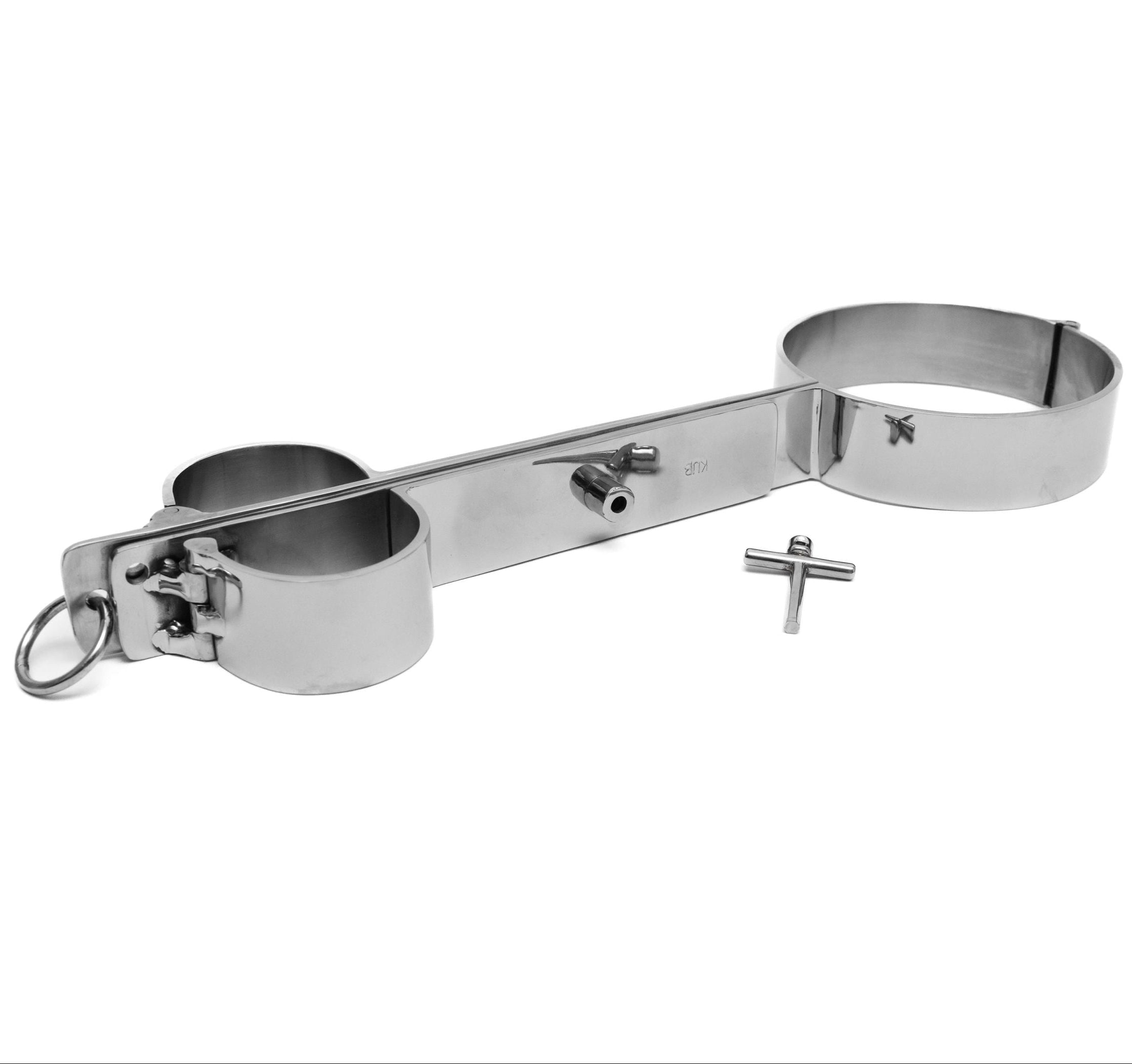 Stainless steel shrew's fiddle polished for neck and hands