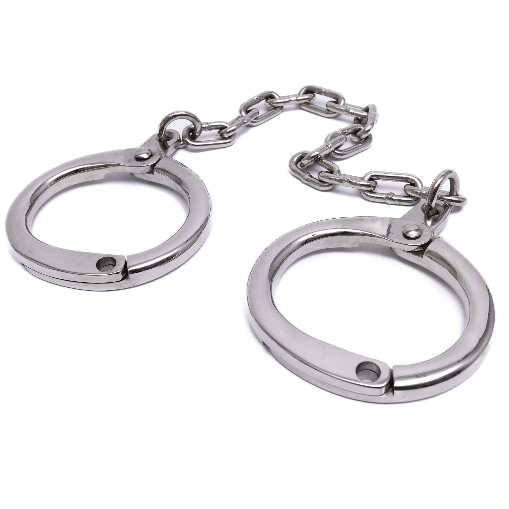 Gladiators leg irons in very heavy design, adjustable