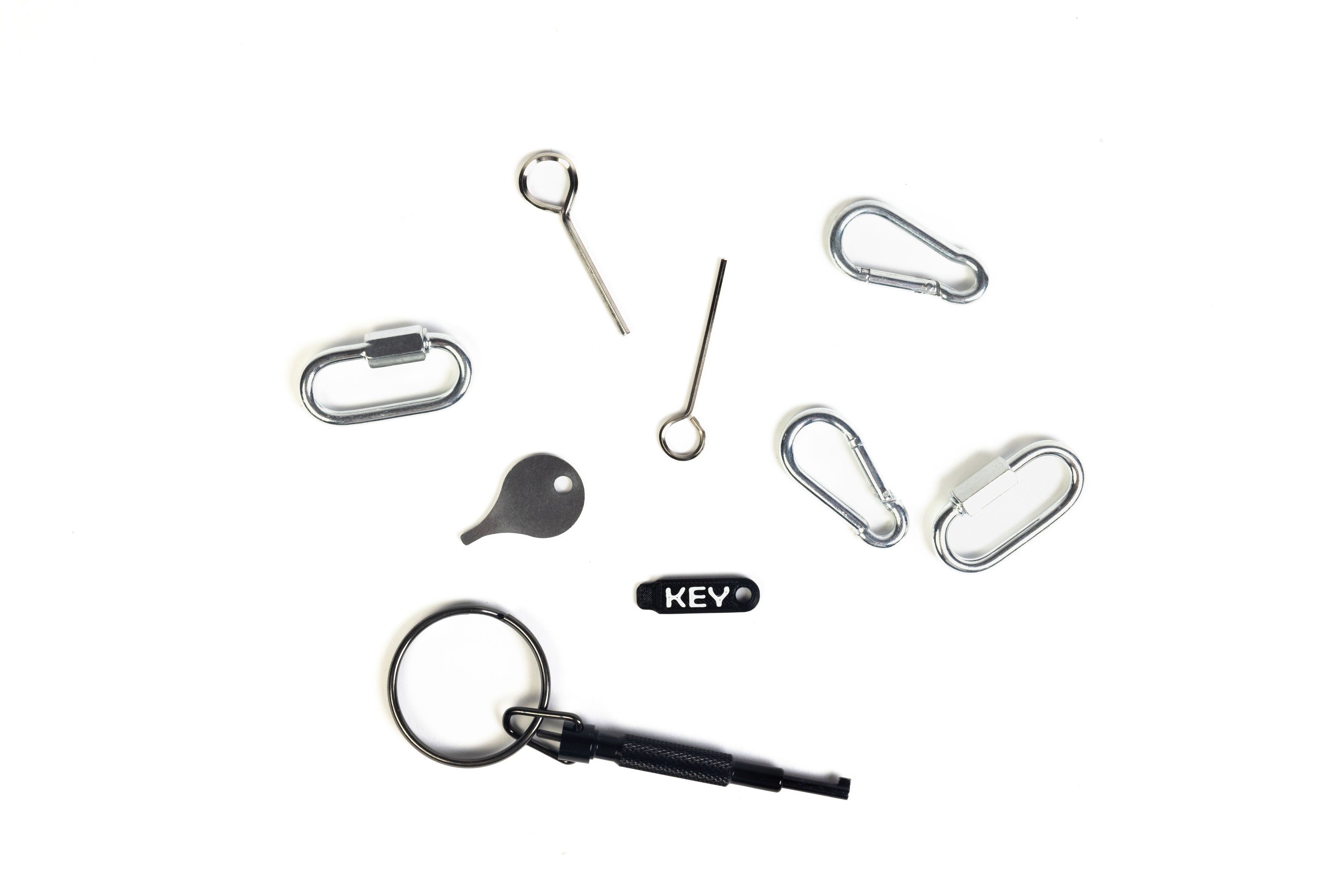 Ultimate key and connector set for handcuffs and collars