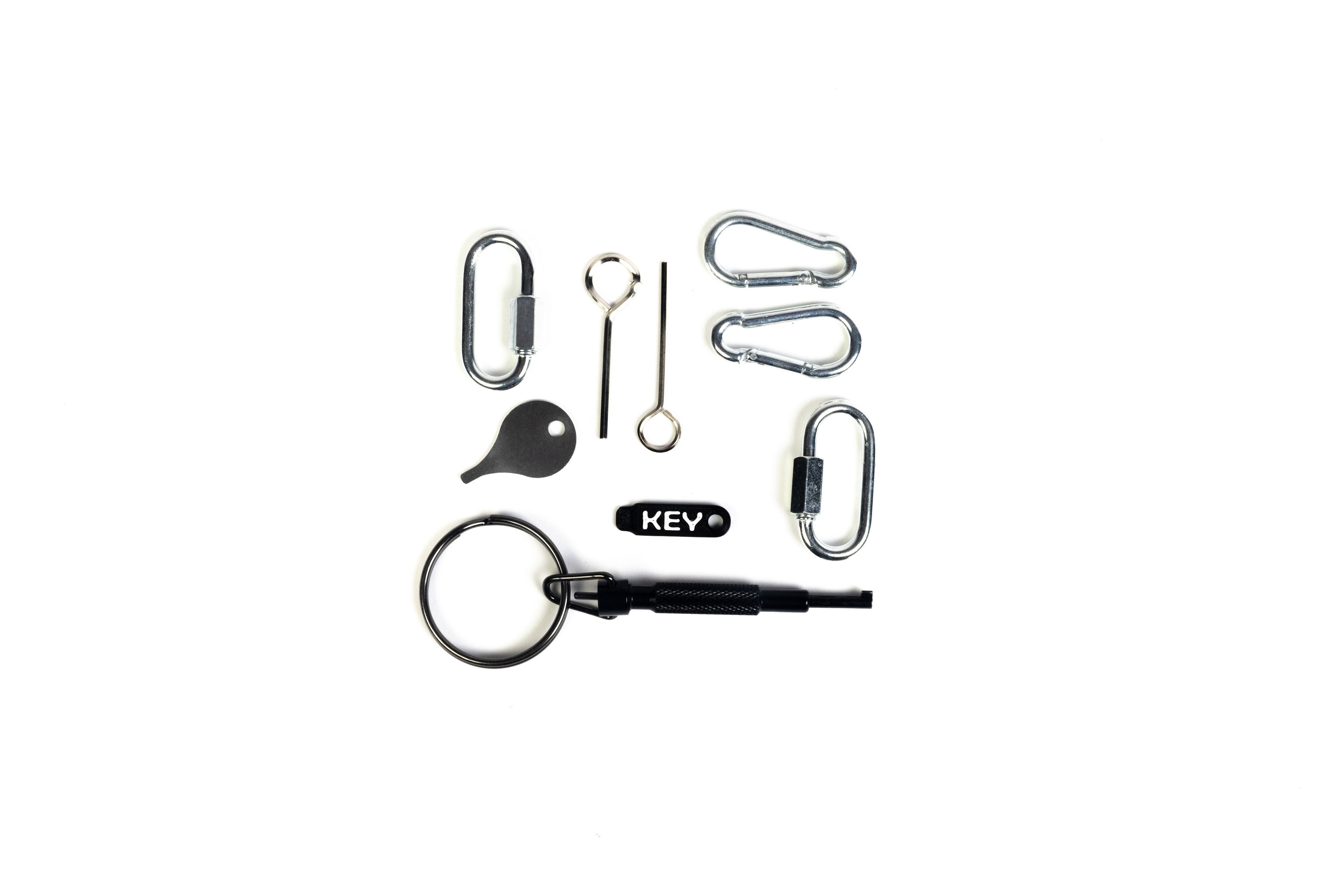 Ultimate key and connector set for handcuffs and collars