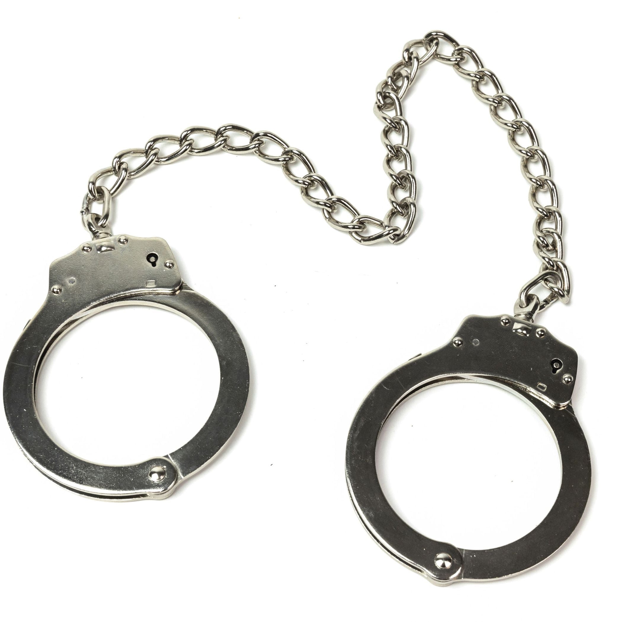 Police Steel Ankle Cuffs with Chain