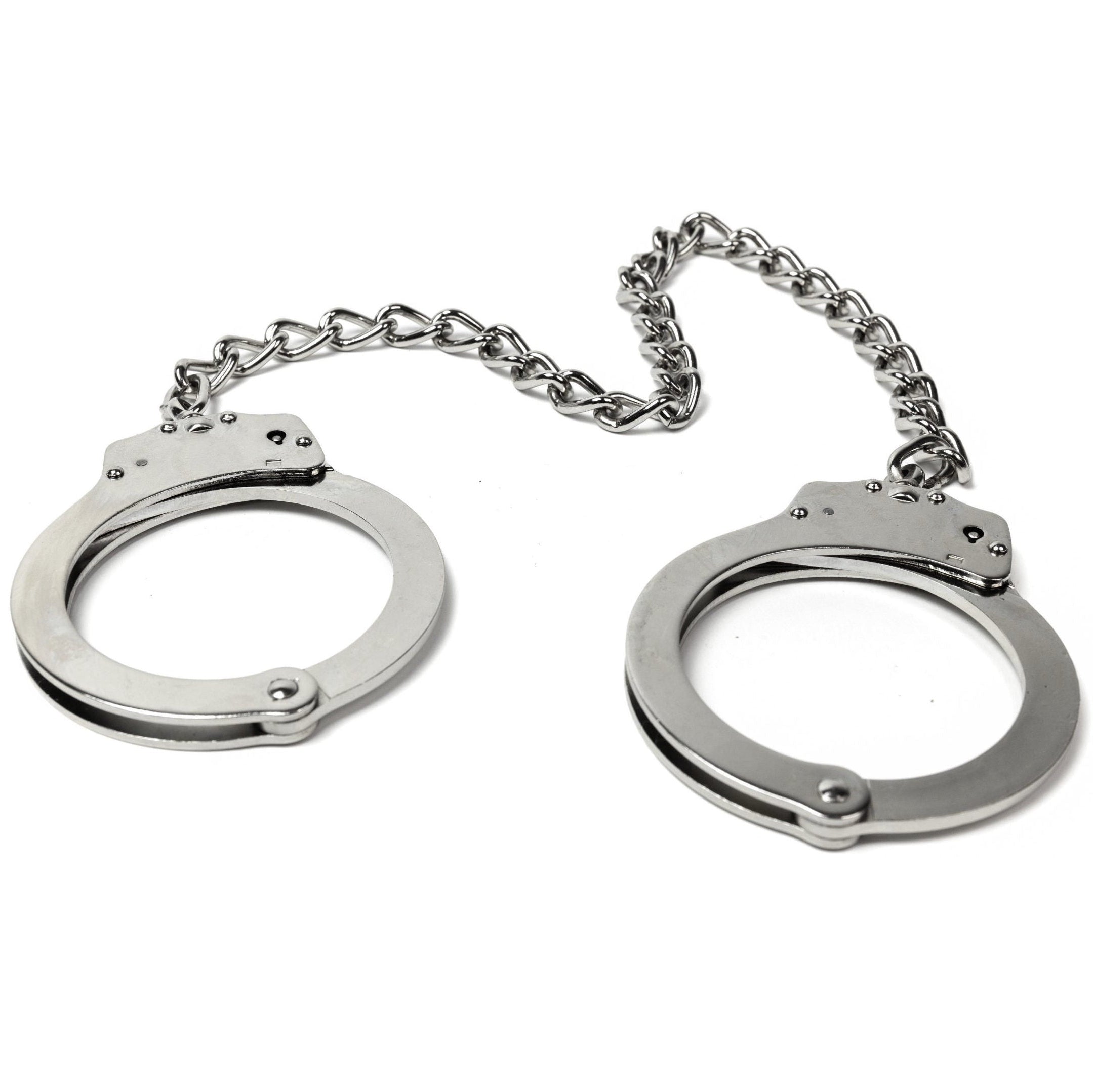 Police Steel Ankle Cuffs with Chain