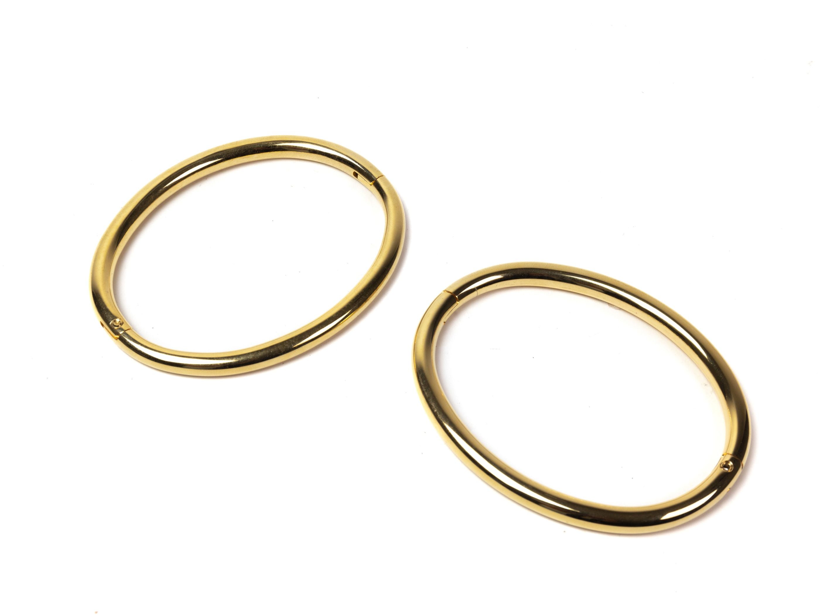 deSade® Cuff 8 mm gold - Elegant locking bracelet in stainless steel with hidden Hex‑Lock