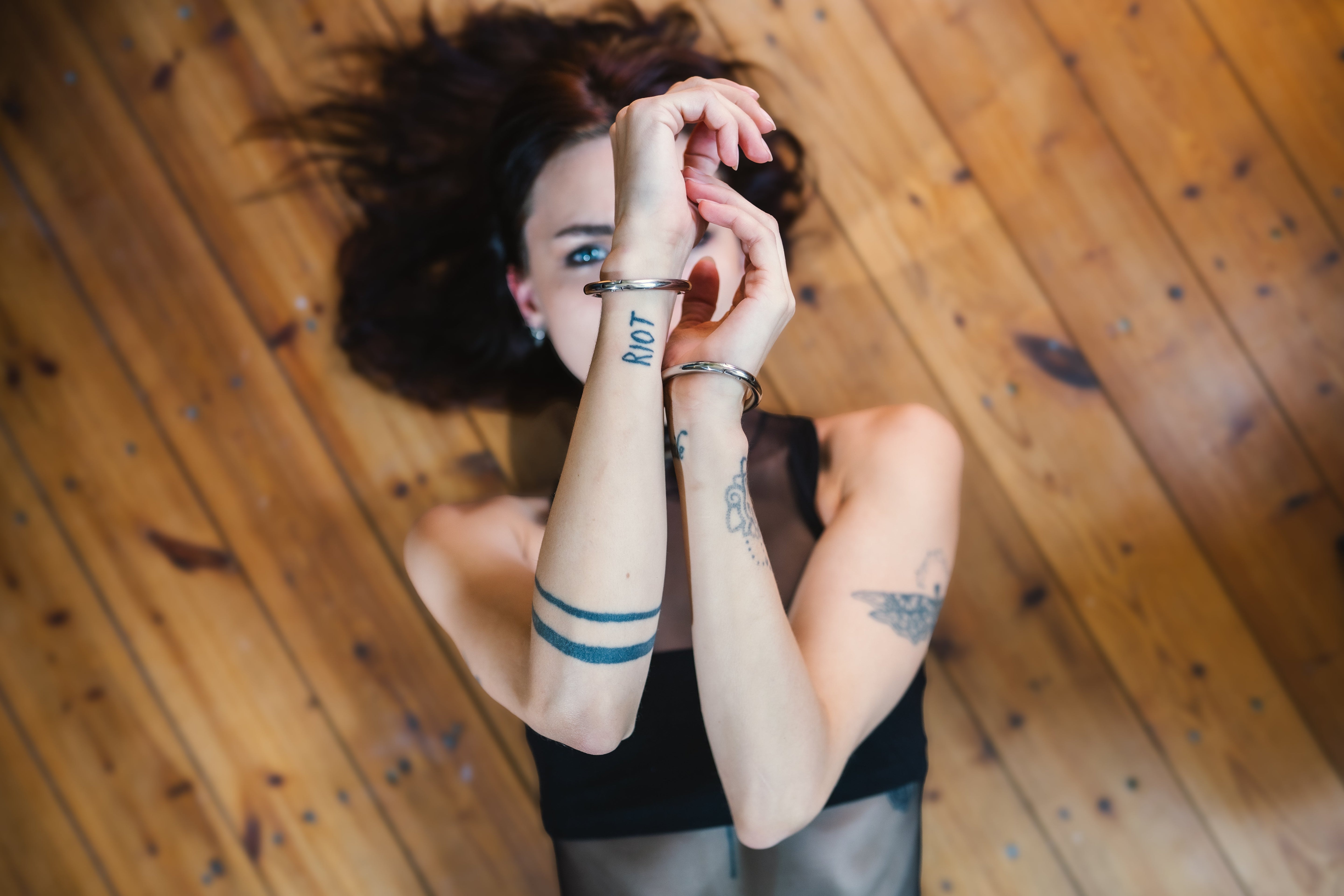 Eternity Cuffs with Removable Rings 8 mm