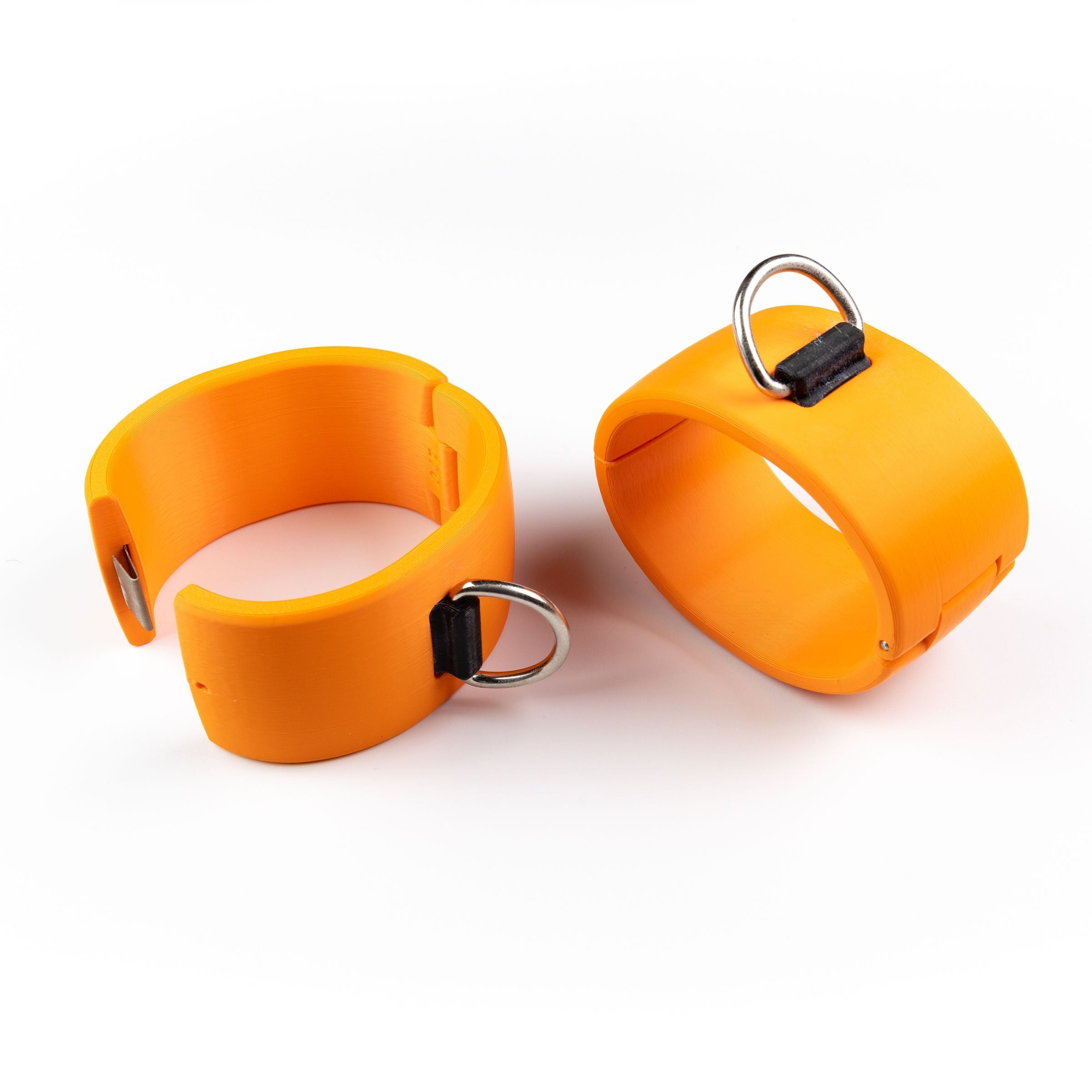 Extreme Quick-Shackles - custom made handcuffs with D-ring and snap lock