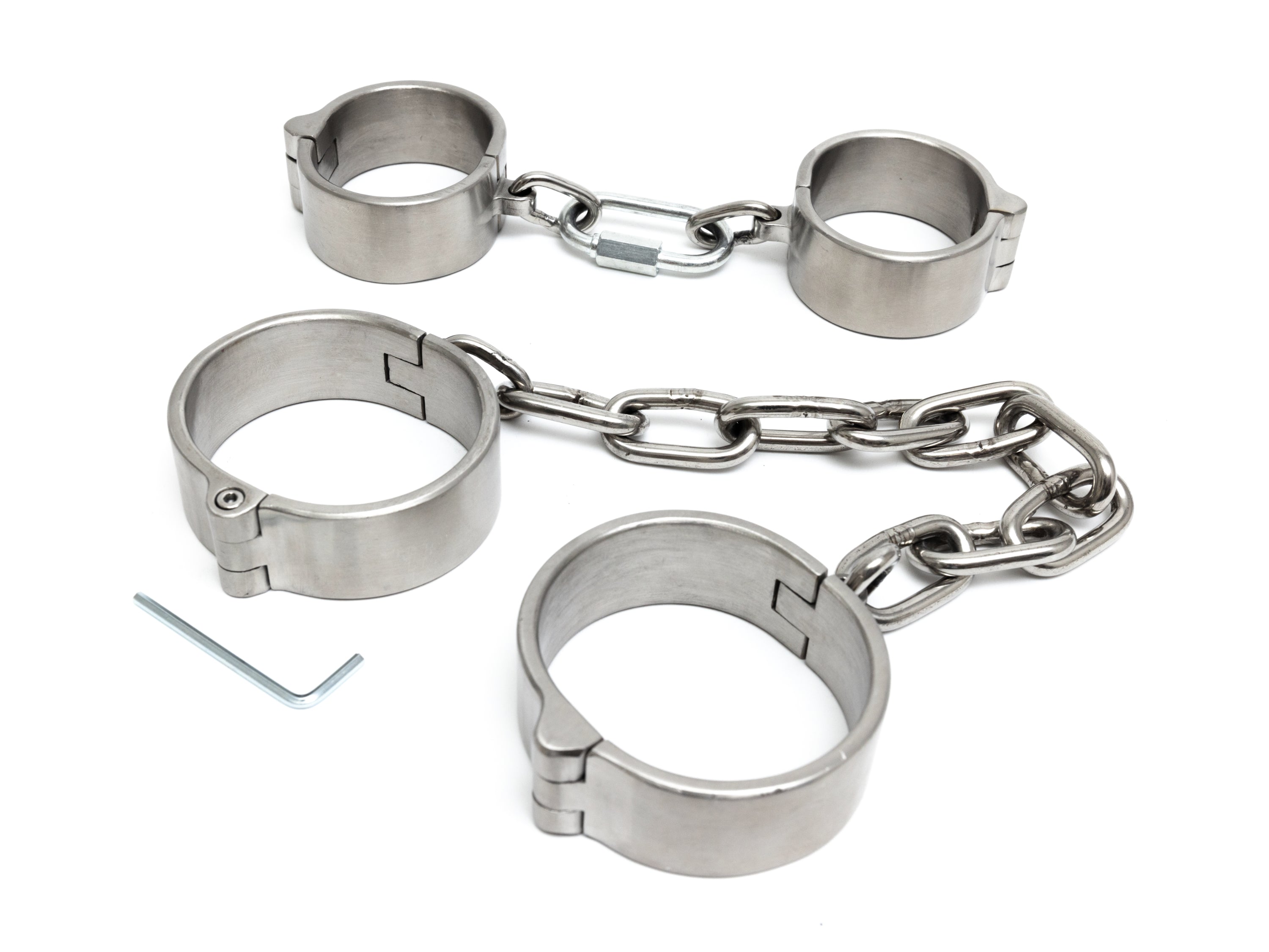 Hands - Stainless steel shackles - screw lock