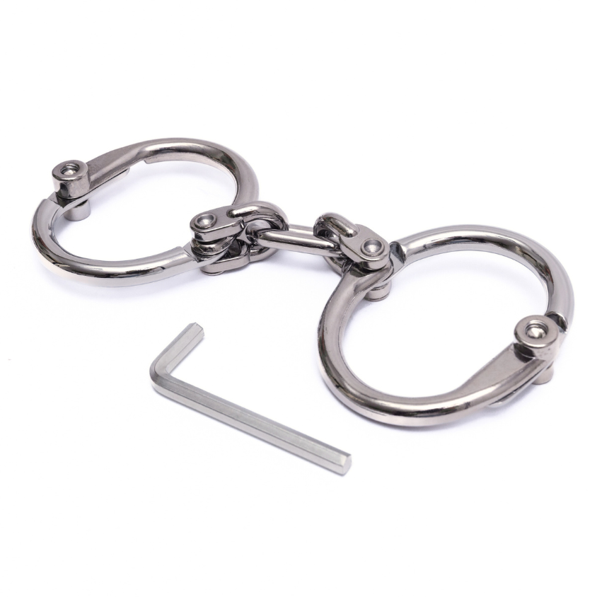 Innovative solid hand or legcuffs, adjustable