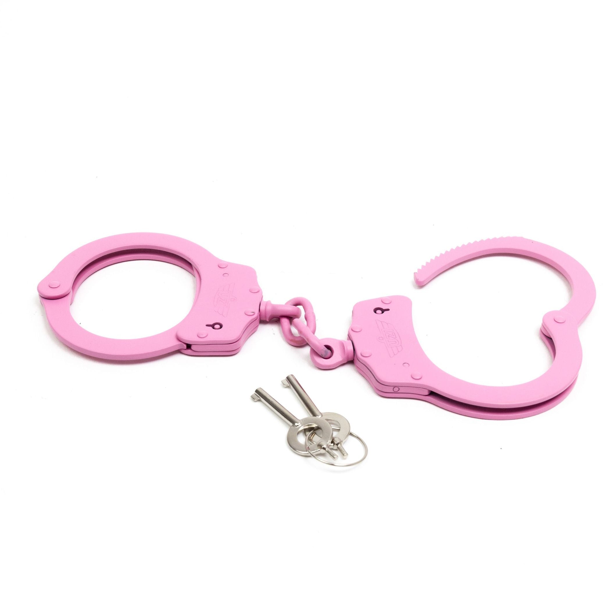 Steel Handcuffs Hot Pink