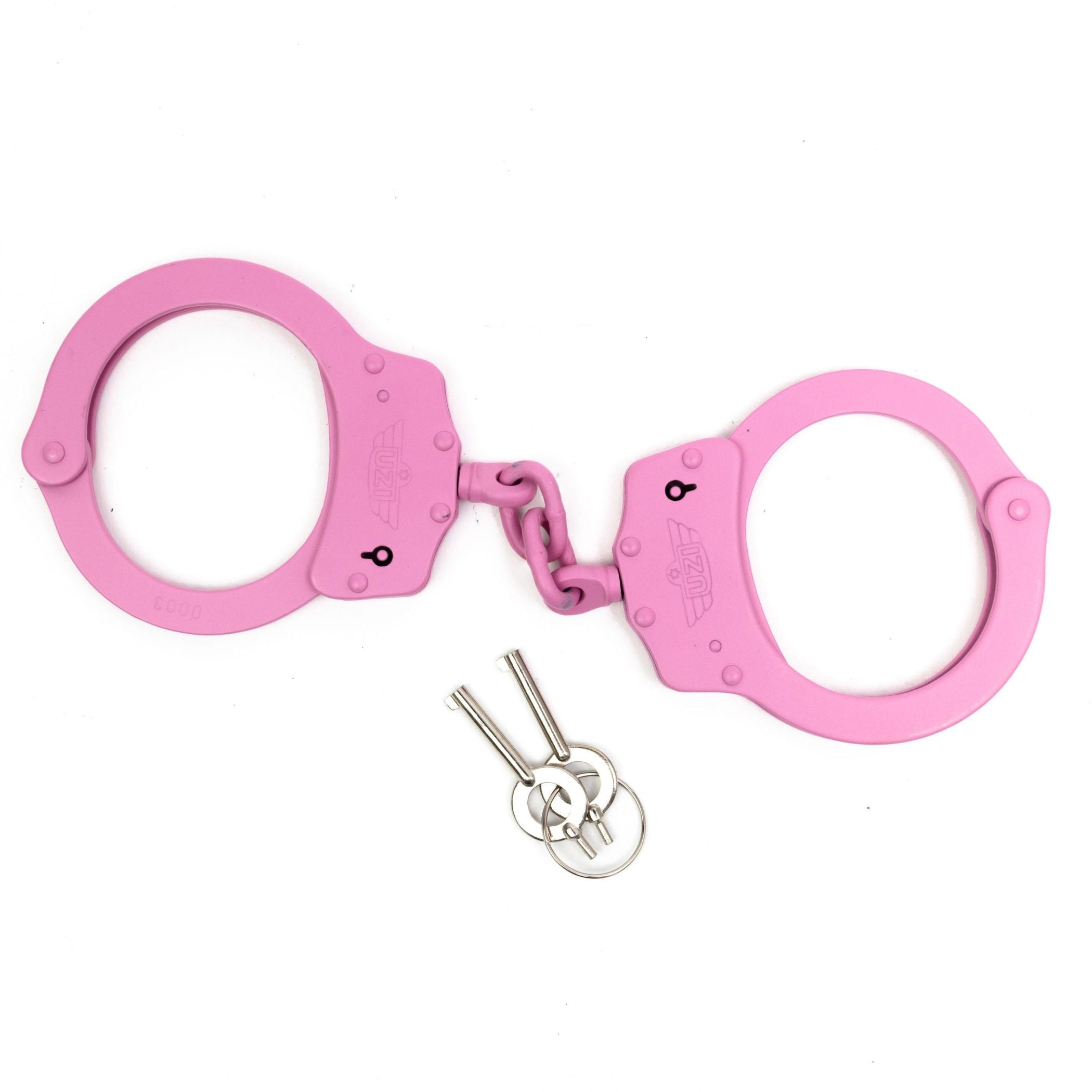 Steel Handcuffs Hot Pink