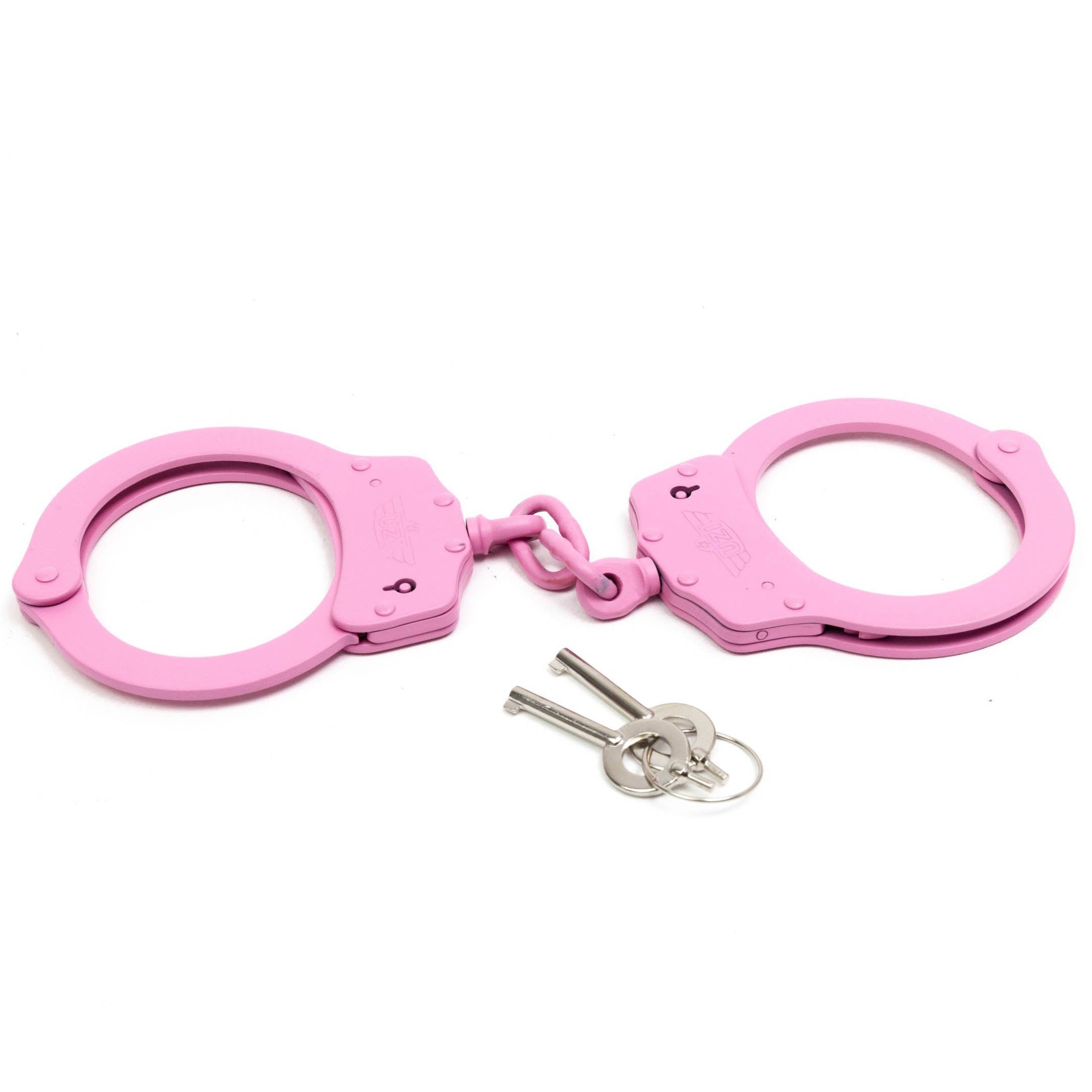 Steel Handcuffs Hot Pink