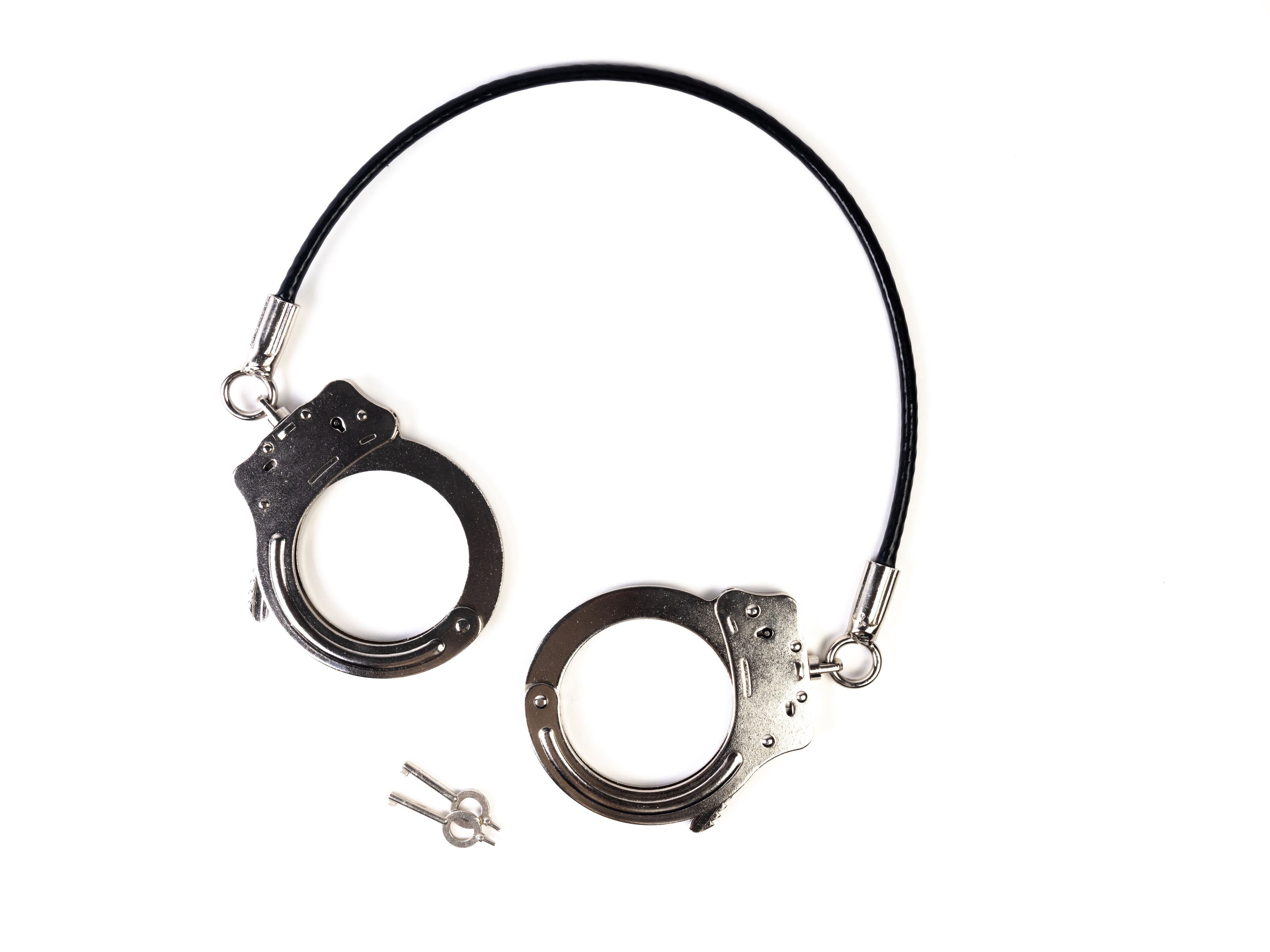 Police cable leg cuffs