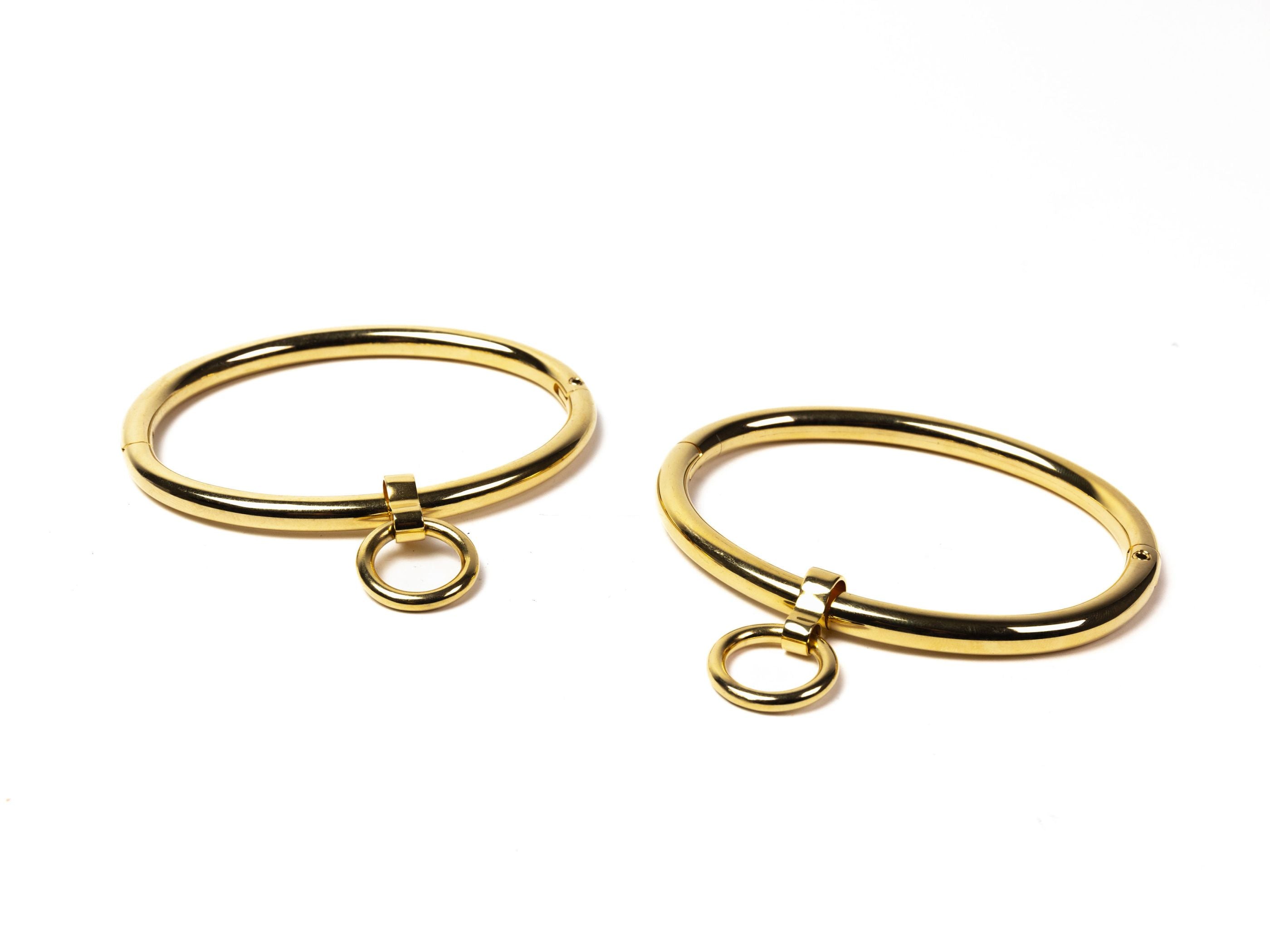 Massive steel eternity anklets (Gold)
