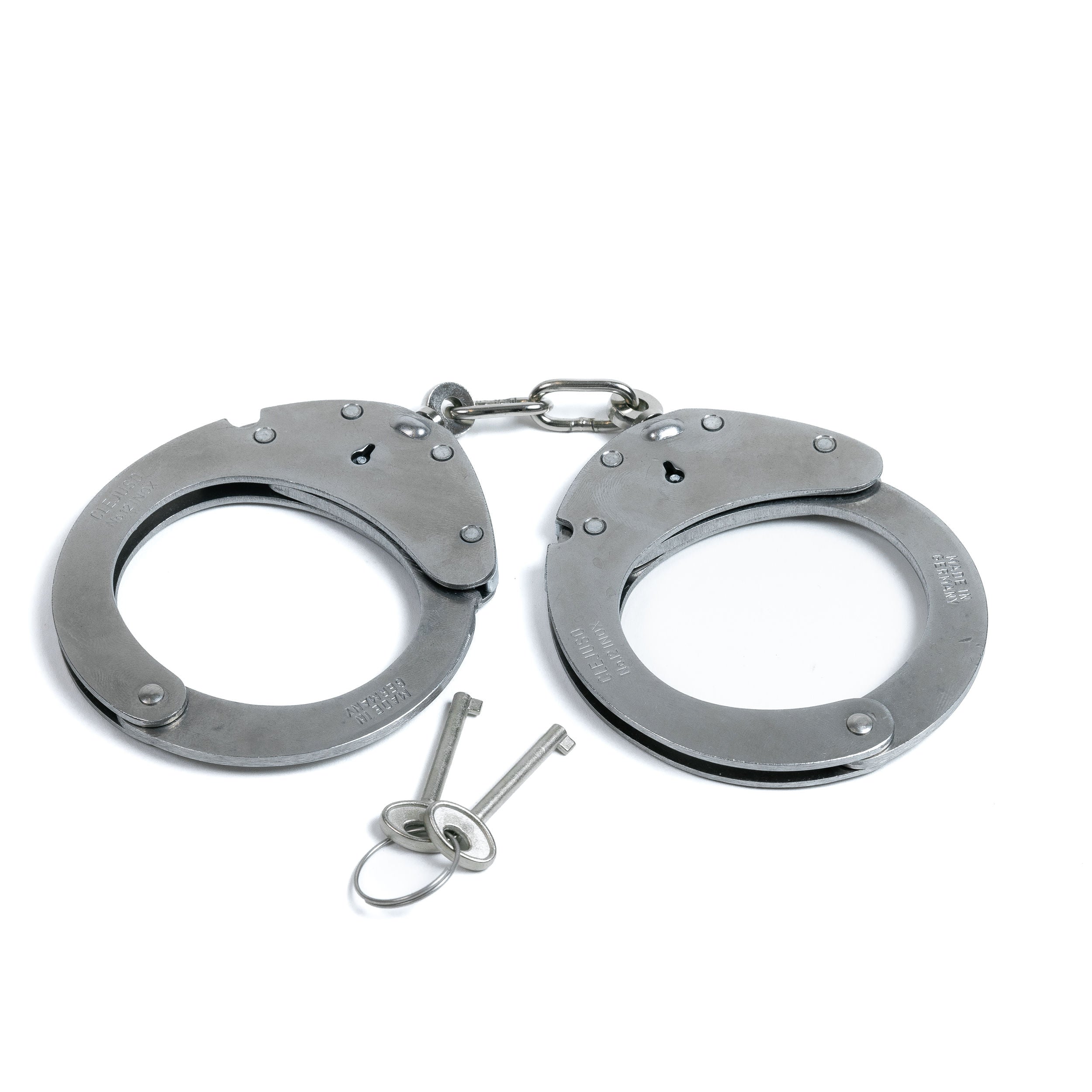 Clejuso No. 12 Stainless steel handcuffs