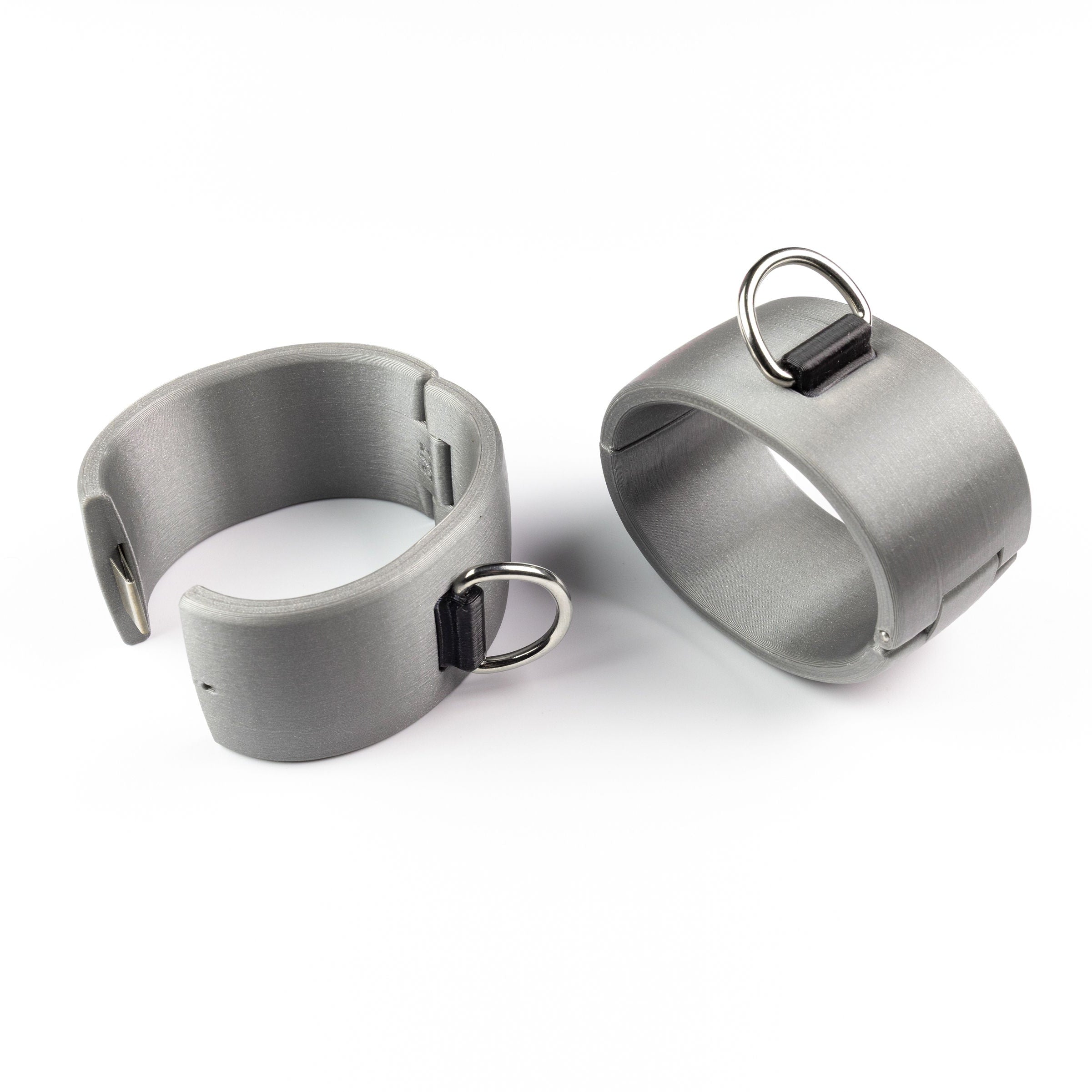 Extreme Quick-Shackles - custom made handcuffs with D-ring and snap lock