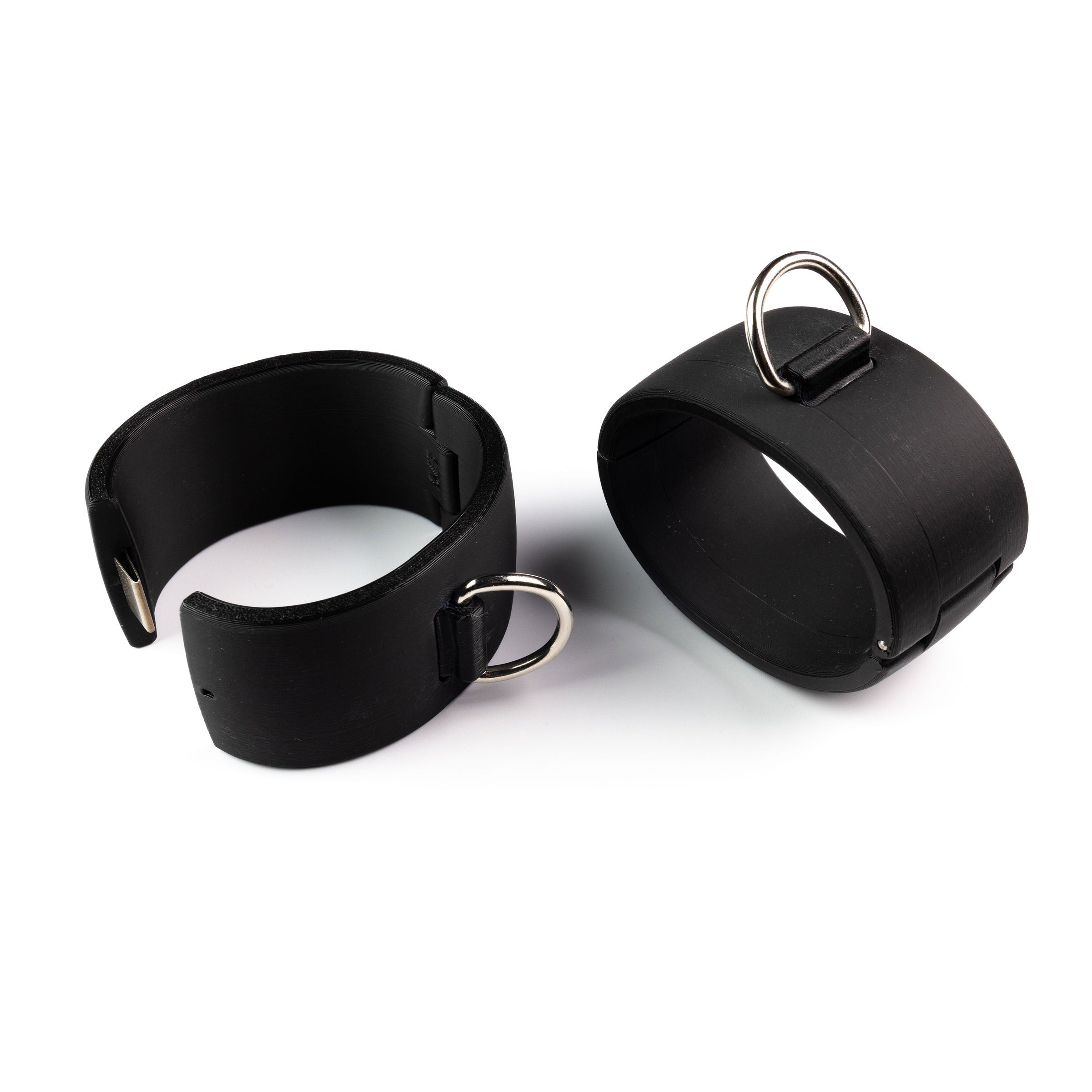 Extreme Quick-Shackles - custom made handcuffs with D-ring and snap lock